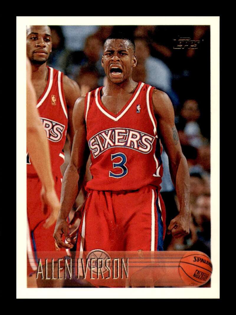 Load image into Gallery viewer, 1996-97 Topps Allen Iverson #171 Philadelphia 76ers Rookie RC  Image 1

