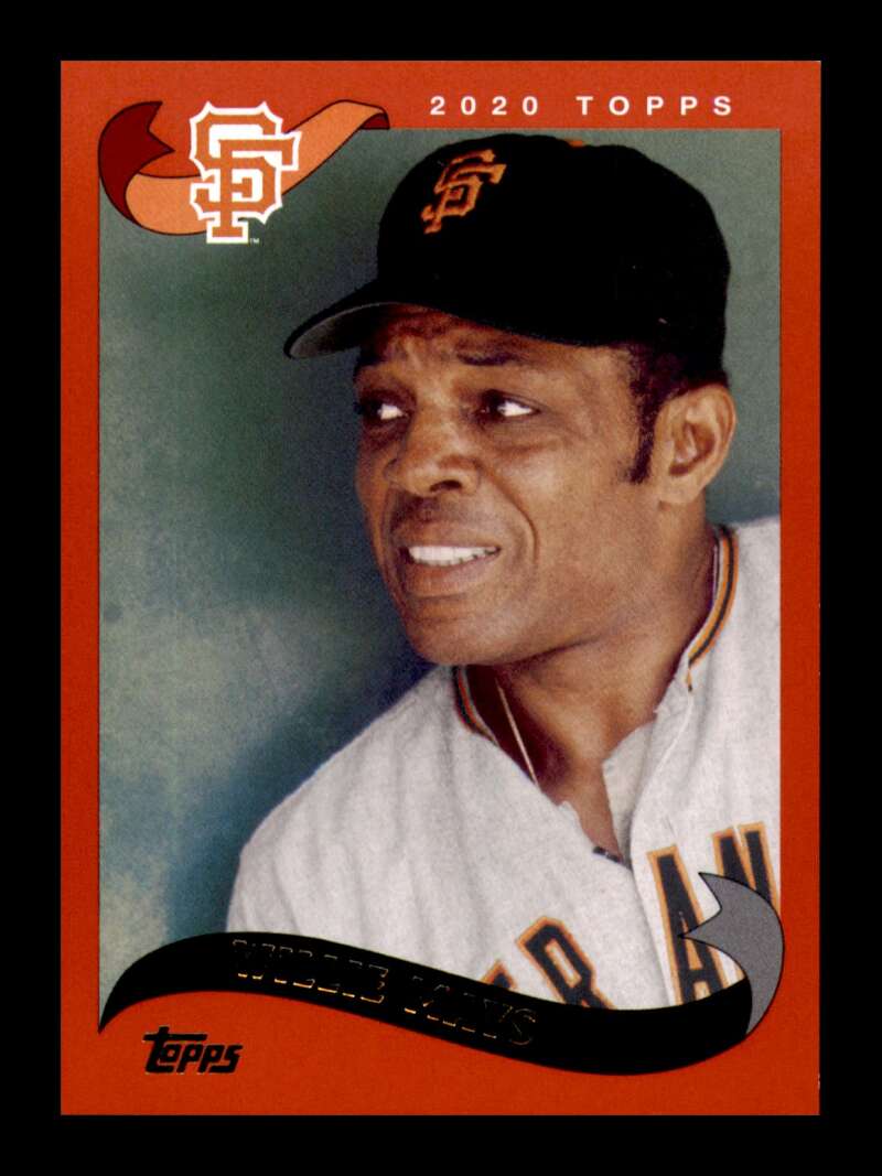 Load image into Gallery viewer, 2020 Topps Archives Red Willie Mays #297 San Francisco Giants /75  Image 1
