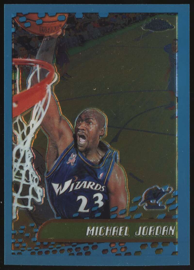 Load image into Gallery viewer, 2001-02 Topps Chrome Michael Jordan #95 Washington Wizards NM Near Mint Image 1
