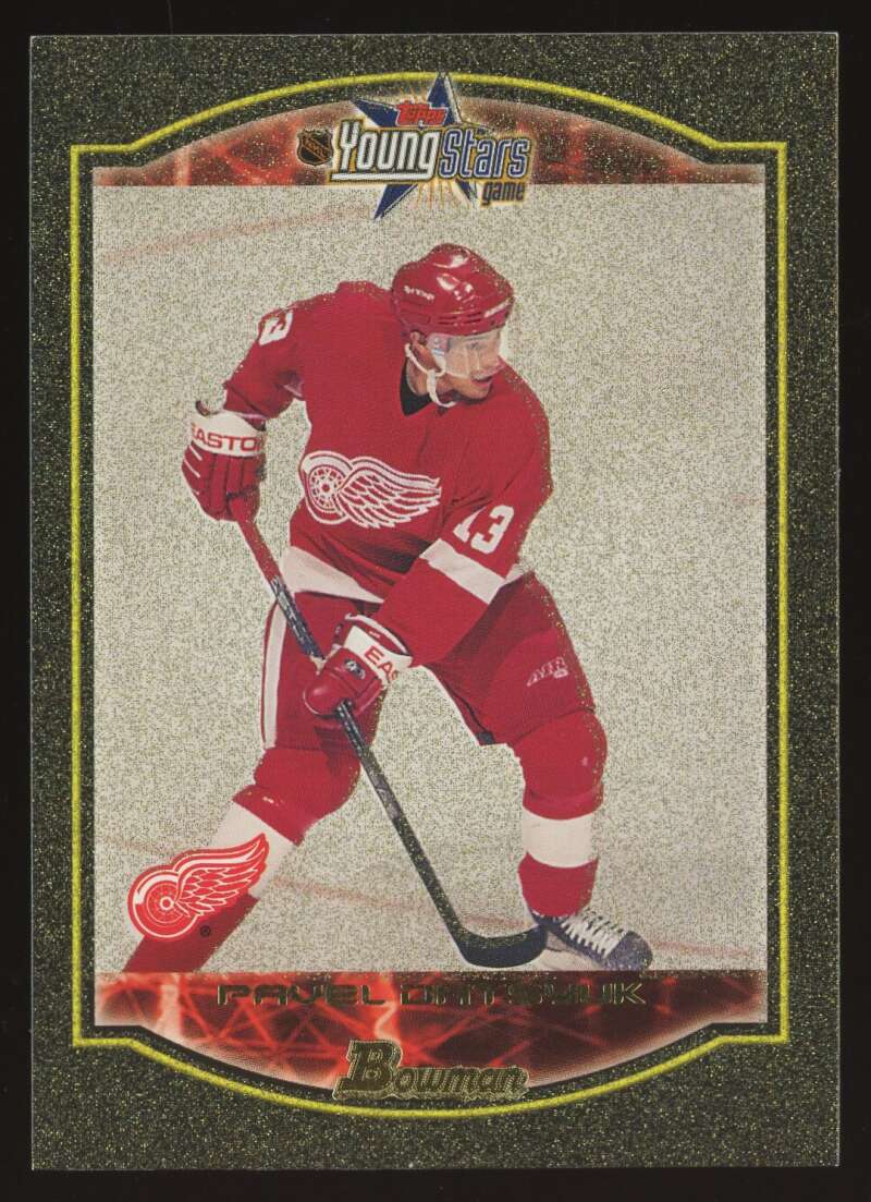 Load image into Gallery viewer, 2002-03 Bowman YoungStars Gold Pavel Datsyuk #123 Detroit Red Wings SP /250  Image 1

