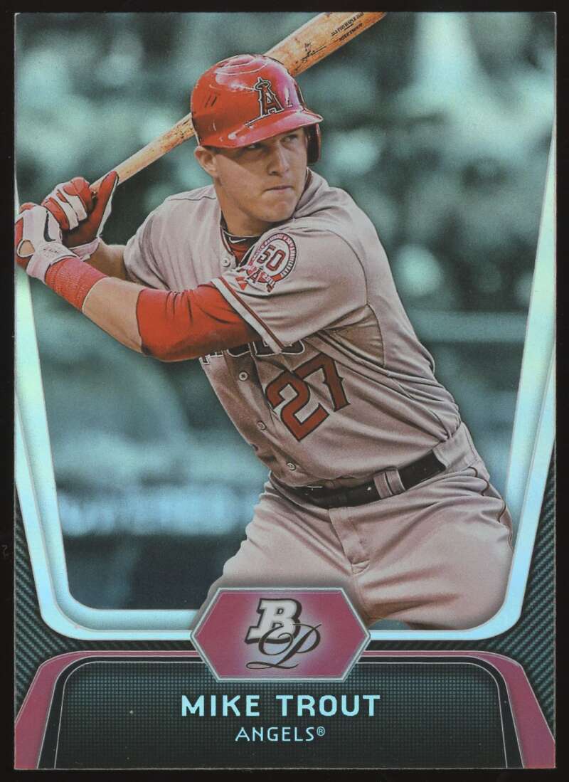 Load image into Gallery viewer, 2012 Bowman Platinum Mike Trout #16 2nd Year Los Angeles Angels  Image 1

