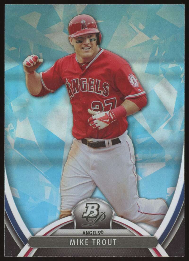 Load image into Gallery viewer, 2013 Bowman Platinum Blue Sapphire Mike Trout #2 Los Angeles Angels  Image 1
