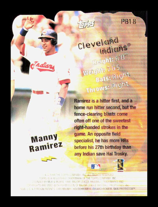 1999 Topps Power Brokers Die Cut Manny Ramirez 