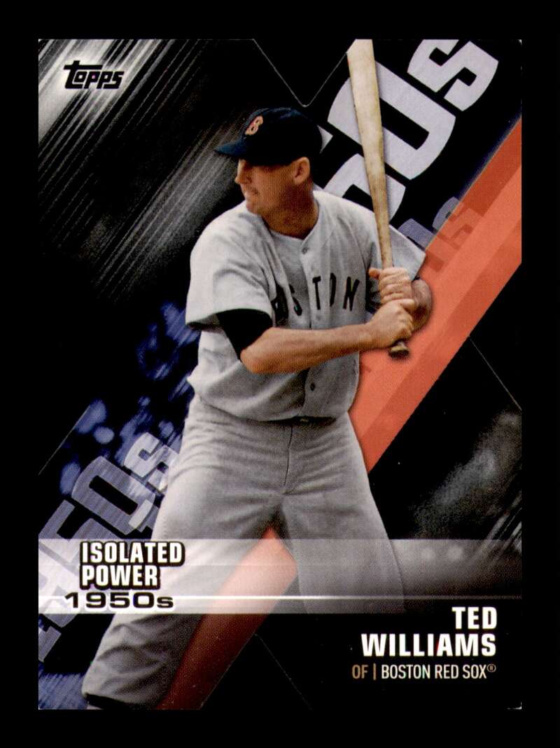 Load image into Gallery viewer, 2020 Topps Decade of Dominance Black Die Cut Ted Williams #DOD-16 Boston Red Sox /299  Image 1
