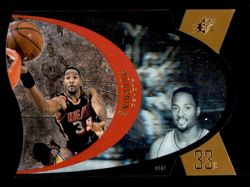Load image into Gallery viewer, 1997-98 Upper Deck SPx Gold Die Cut Alonzo Mourning #SPX25 Miami Heat  Image 1
