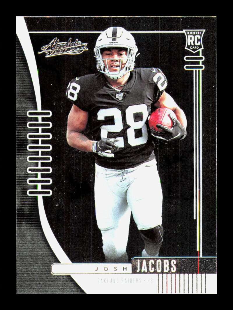 Load image into Gallery viewer, 2019 Panini Absolute Josh Jacobs #124 Oakland Raiders Rookie RC  Image 1
