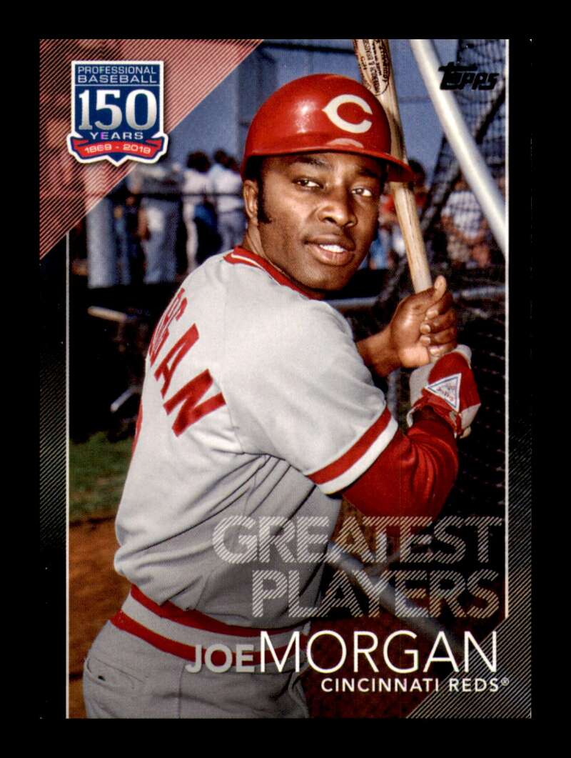 Load image into Gallery viewer, 2019 Topps 150 Years Black Joe Morgan #GP-38 Cincinnati Reds /299  Image 1
