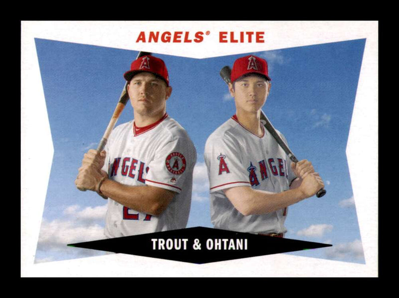 Load image into Gallery viewer, 2020 Topps Archives Combo Mike Trout Shohei Ohtani #60CC-TO Los Angeles Angels  Image 1
