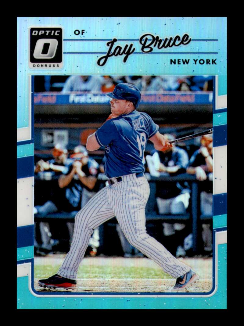 Load image into Gallery viewer, 2017 Donruss Optic Aqua Prizm Jay Bruce #119 New York Mets /299  Image 1
