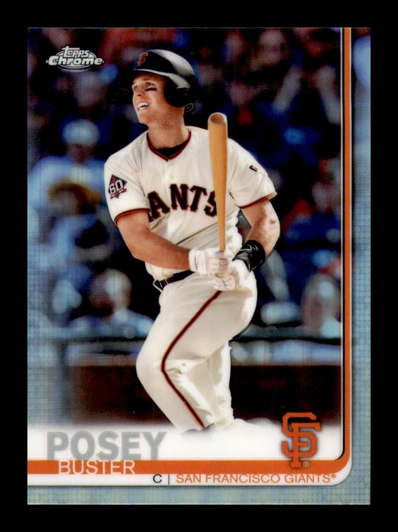 Load image into Gallery viewer, 2019 Topps Chrome Refractor Buster Posey #82 San Francisco Giants  Image 1
