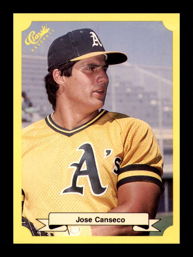 Load image into Gallery viewer, 1987 Classic Update Yellow Jose Canseco #125 Oakland Athletics NM Near Mint Image 1
