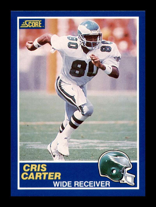1989 Score Cris Carter 