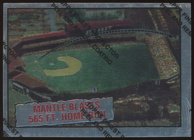 Load image into Gallery viewer, 1997 Topps Finest Mickey Mantle #30 New York Yankees 1961 Topps #406 Image 1

