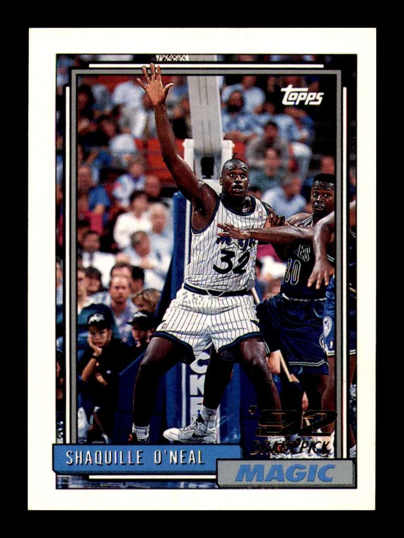Load image into Gallery viewer, 1992-93 Topps Shaquille O&#39;Neal #362 Orlando Magic Rookie RC NM Near Mint Image 1
