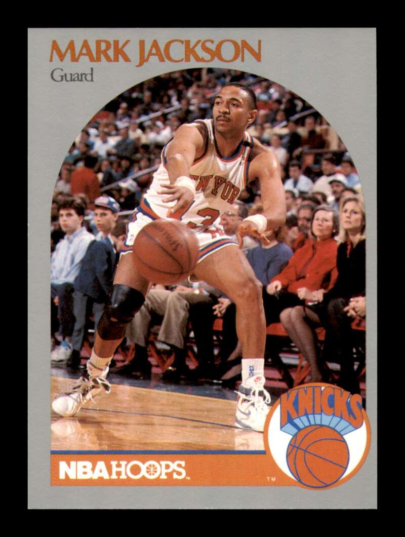 Load image into Gallery viewer, 1990-91 Hoops Mark Jackson #205 Menendez Brothers In Background New York Knicks Image 1
