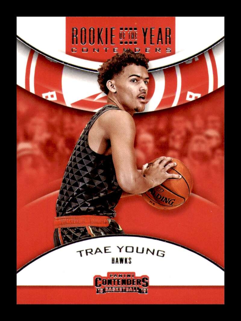 Load image into Gallery viewer, 2018-19 Panini Contenders Rookie of the Year Trae Young #6 Atlanta Hawks RC Image 1
