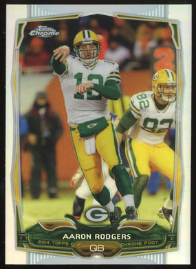 2014 Topps Chrome Refractor Aaron Rodgers 