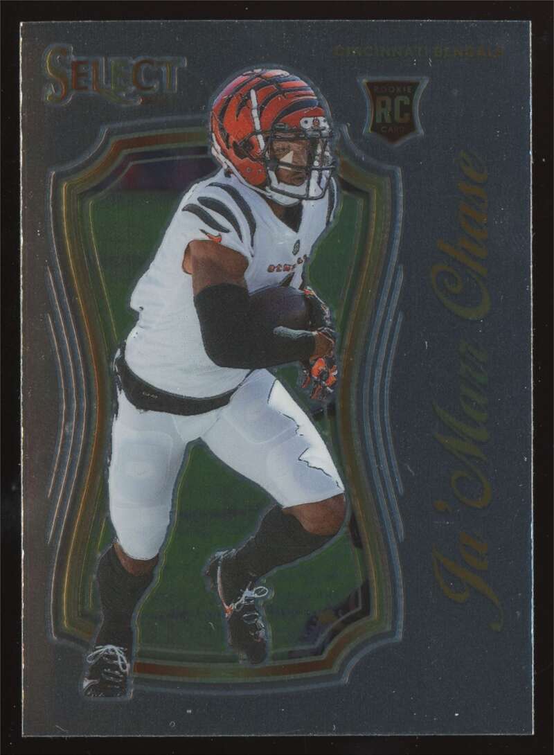 Load image into Gallery viewer, 2021 Panini Select Certified Ja&#39;Marr Chase #SCR-12 Cincinnati Bengals Rookie RC Image 1
