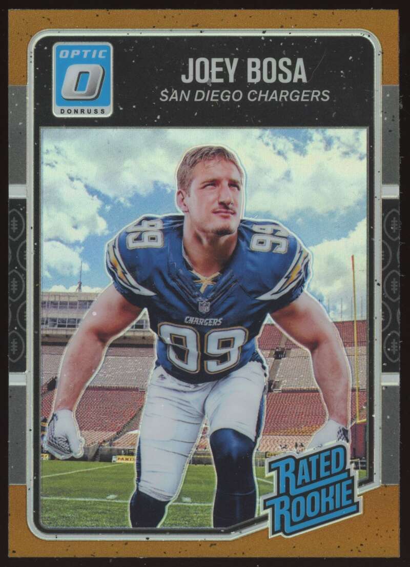 Load image into Gallery viewer, 2016 Donruss Optic Holo Bronze Prizm Joey Bosa #175 San Diego Chargers Rookie RC Image 1
