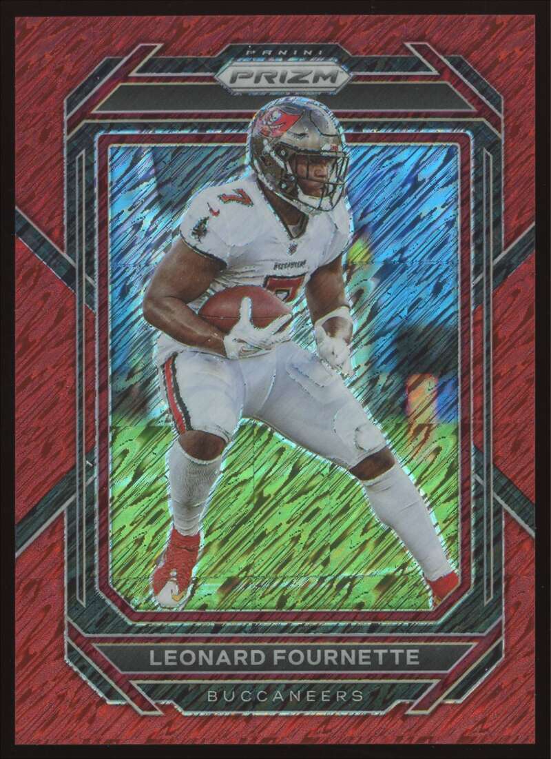 Load image into Gallery viewer, 2022 Panini Prizm Red Shimmer Prizm Leonard Fournette #274 Tampa Bay Buccaneers /35  Image 1
