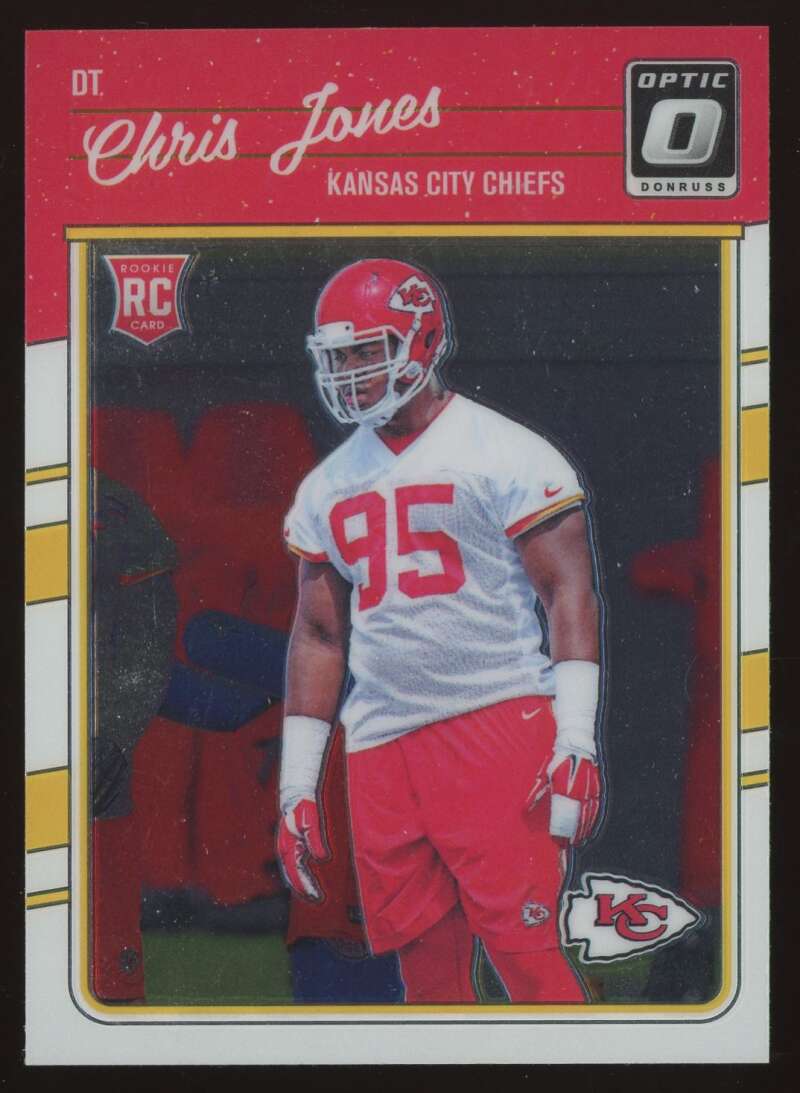 Load image into Gallery viewer, 2016 Donruss Optic Chris Jones #109 Kansas City Chiefs Rookie RC  Image 1
