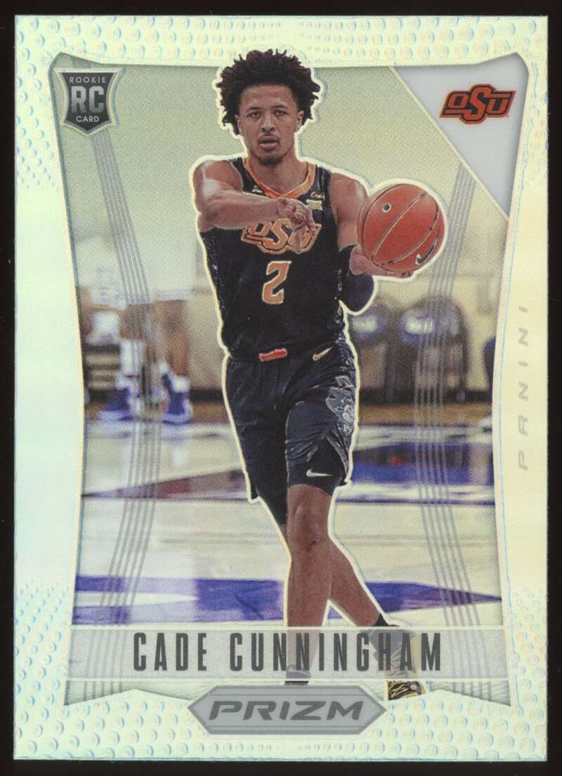 Load image into Gallery viewer, 2021-22 Panini Prizm Draft Flashback Silver Prizm Cade Cunningham #1 Detroit Pistons Rookie RC Image 1
