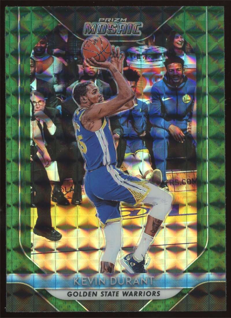Load image into Gallery viewer, 2018-19 Panini Prizm Green Mosaic Prizm Kevin Durant #53 Golden State Warriors  Image 1
