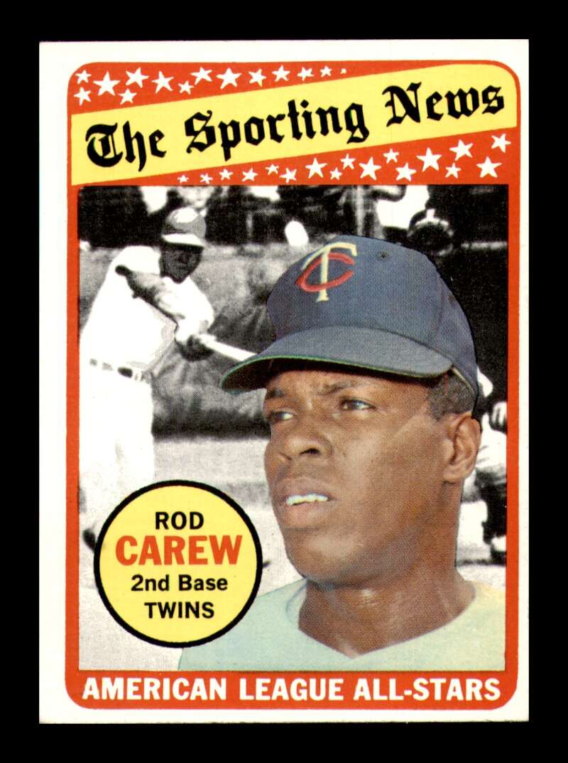 Load image into Gallery viewer, 1969 Topps Rod Carew #419 All Star Minnesota Twins NM Near Mint Image 1
