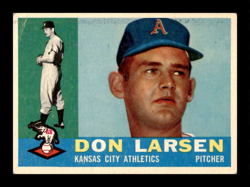 Load image into Gallery viewer, 1960 Topps Don Larsen #353 Kansas City Athletics VG-VGEX Corner Crease Image 1
