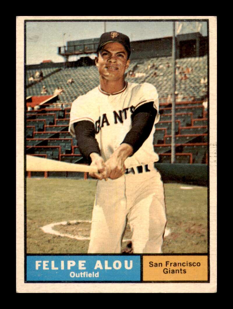 Load image into Gallery viewer, 1961 Topps Felipe Alou #565 San Francisco Giants High Number EX-EXMINT Image 1
