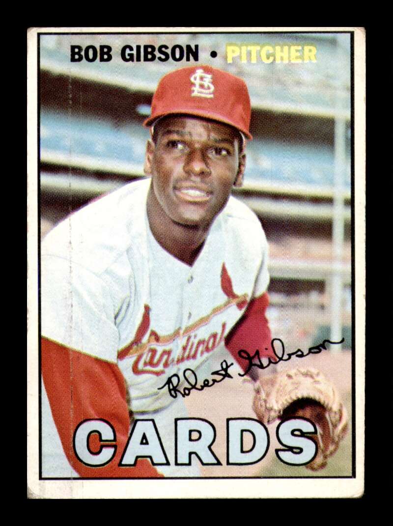 Load image into Gallery viewer, 1967 Topps Bob Gibson #210 St. Louis Cardinals VG-VGEX Image 1
