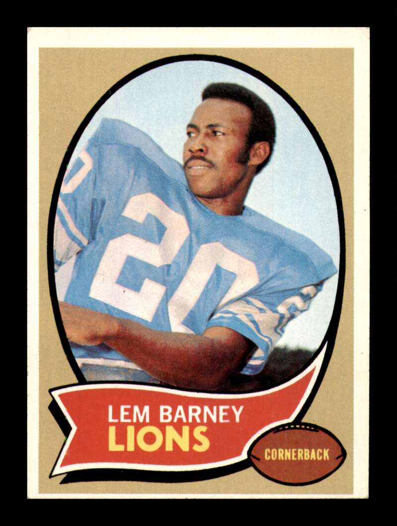 Load image into Gallery viewer, 1970 Topps Lem Barney #75 Detroit Lions Rookie RC EX-EXMINT Image 1
