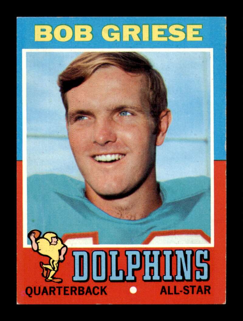 Load image into Gallery viewer, 1971 Topps Bob Griese #160 Miami Dolphins EX-EXMINT Image 1
