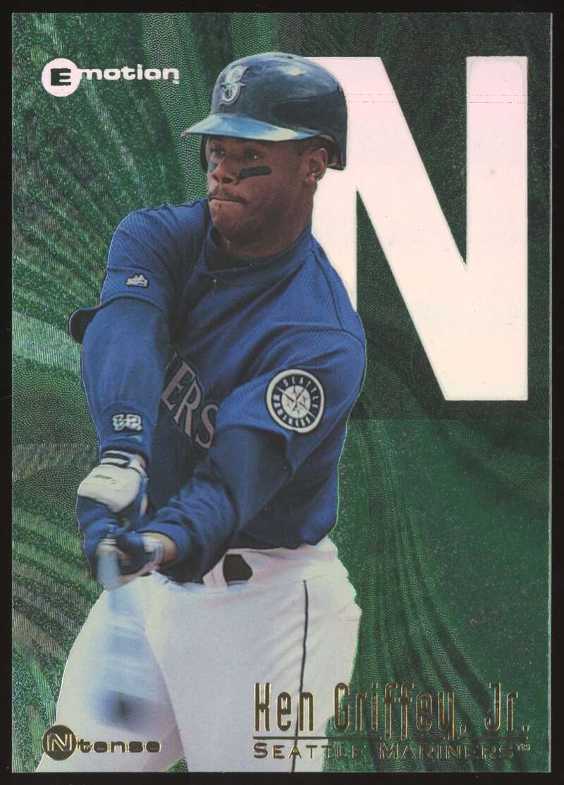 Load image into Gallery viewer, 1995 SkyBox E-Motion N-Tense Ken Griffey Jr. #6 Seattle Mariners NM Near Mint Image 1
