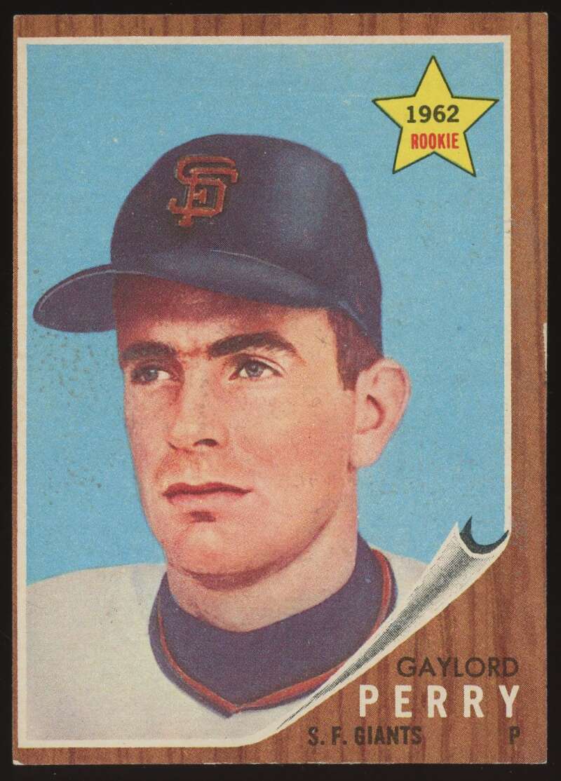 Load image into Gallery viewer, 1962 Topps Gaylord Perry #199 San Francisco Giants Rookie RC NM Near Mint Image 1
