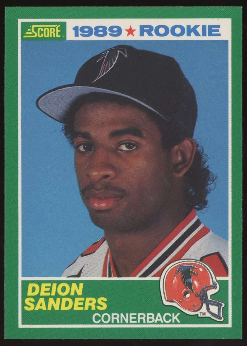 Load image into Gallery viewer, 1989 Score Deion Sanders #246 Atlanta Falcons Rookie RC NM Near Mint Image 1

