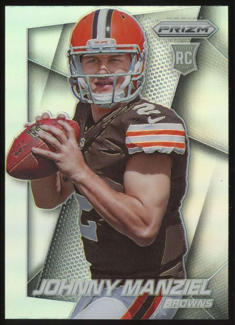 Load image into Gallery viewer, 2014 Panini Prizm Silver Prizm Johnny Manziel #287 Cleveland Browns Rookie RC  Image 1
