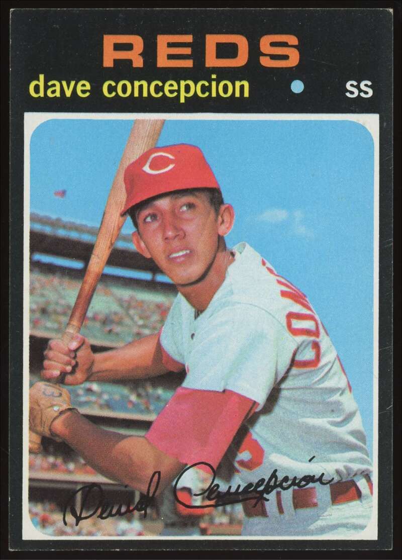 Load image into Gallery viewer, 1971 Topps Dave Concepcion #14 Cincinnati Reds Rookie RC NM Near Mint Image 1

