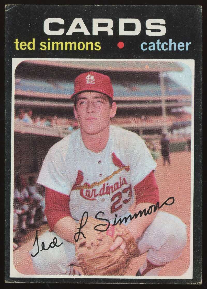 Load image into Gallery viewer, 1971 Topps Ted Simmons #117 St. Louis Cardinals Rookie RC EX-EXMINT Image 1
