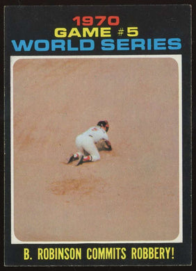 1971 Topps World Series Game 5 