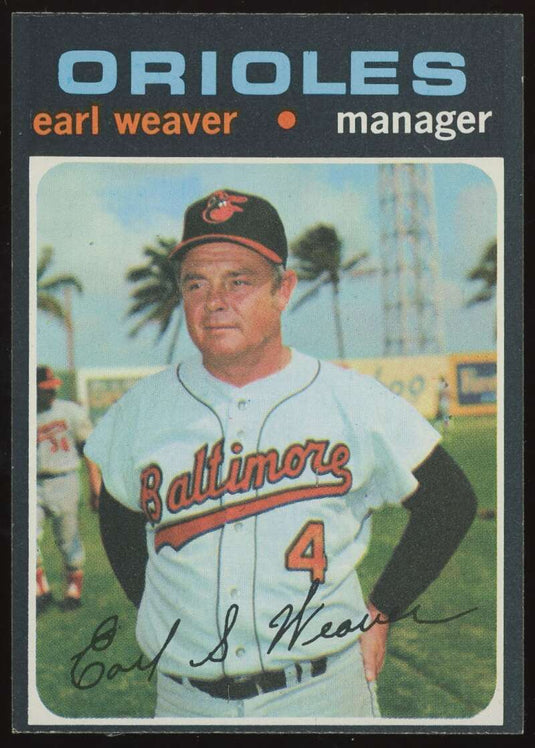 1971 Topps Earl Weaver