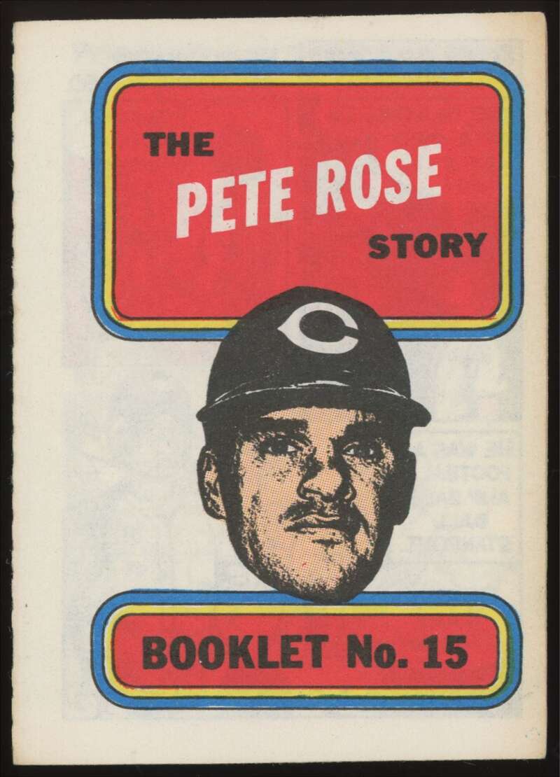 Load image into Gallery viewer, 1970 Topps Booklets Pete Rose #15 Cincinnati Reds EX-EXMINT Image 1
