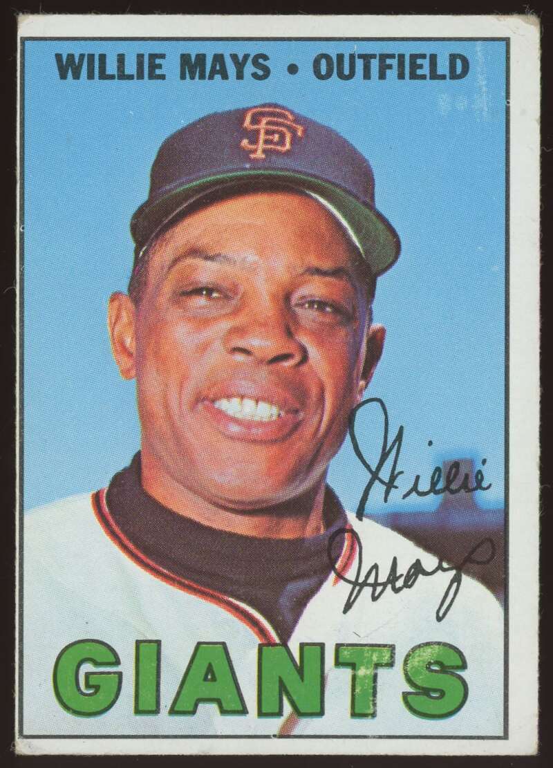 Load image into Gallery viewer, 1967 Topps Willie Mays #200 San Francisco Giants VG-VGEX Corner Crease Image 1
