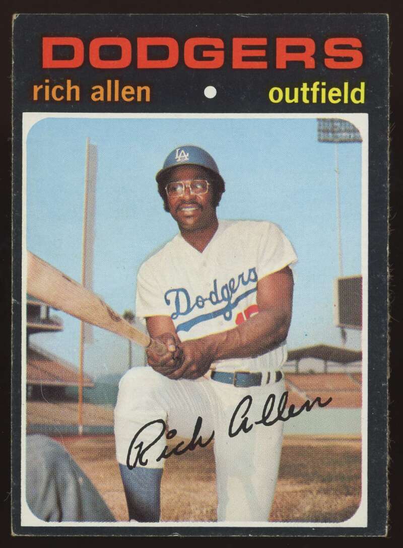 Load image into Gallery viewer, 1971 Topps Rich Allen #650 Los Angeles Dodgers High Number SP EX Image 1
