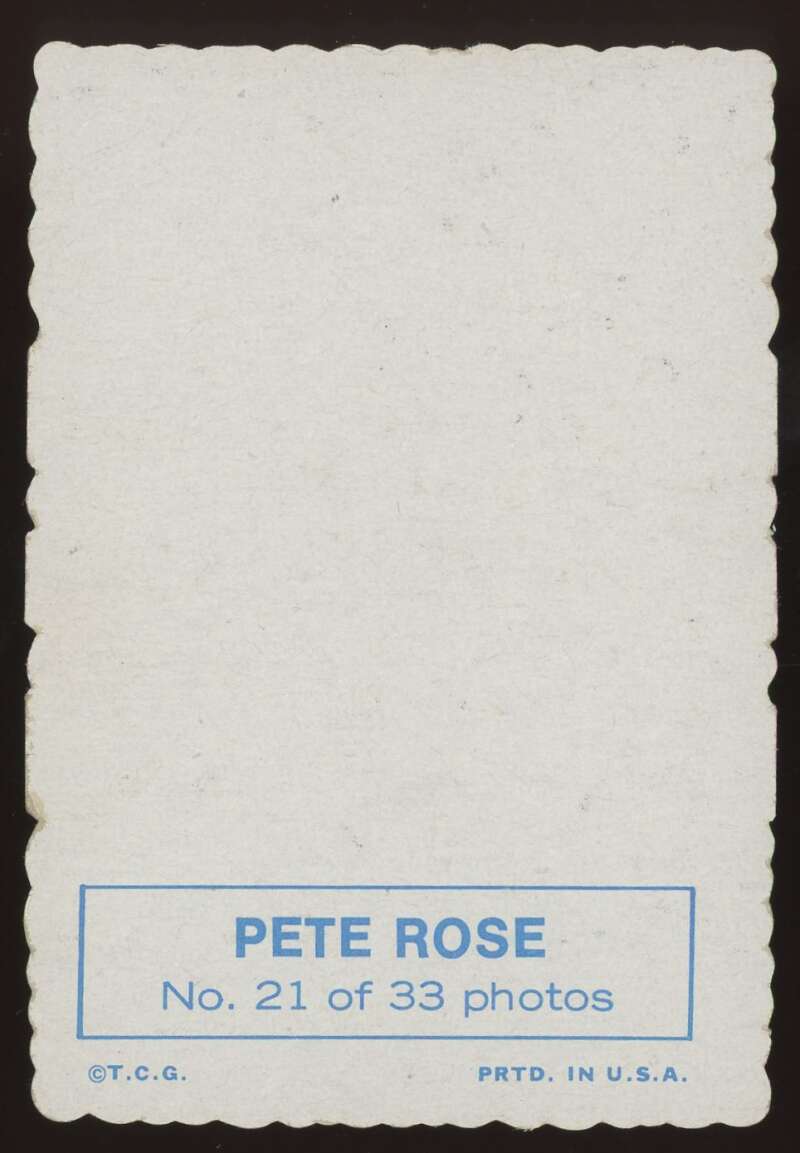 Load image into Gallery viewer, 1969 Topps Deckle Edge Pete Rose #21 Cincinnati Reds EX-EXMINT Image 2
