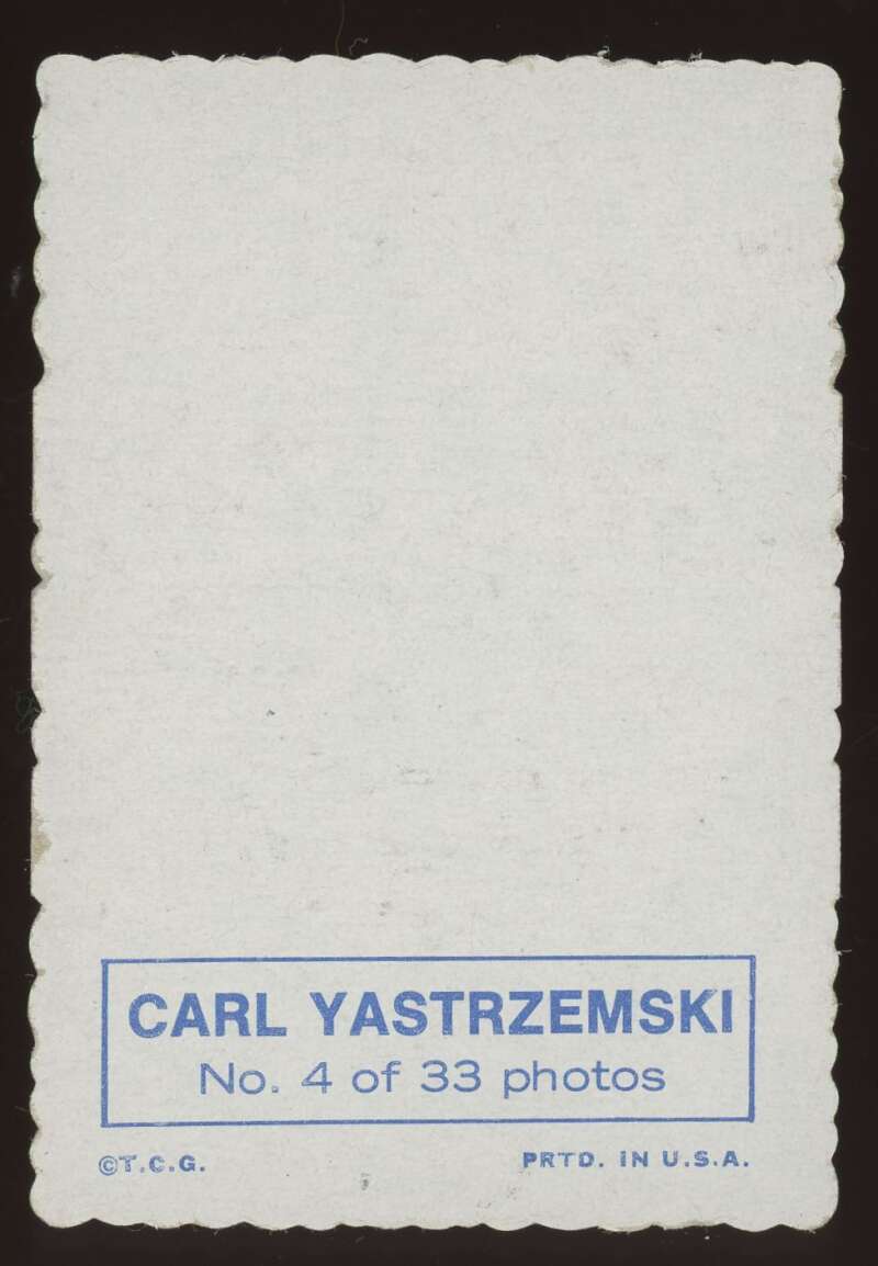 Load image into Gallery viewer, 1969 Topps Deckle Edge Carl Yastrzemski #4 Boston Red Sox EX-EXMINT Image 2
