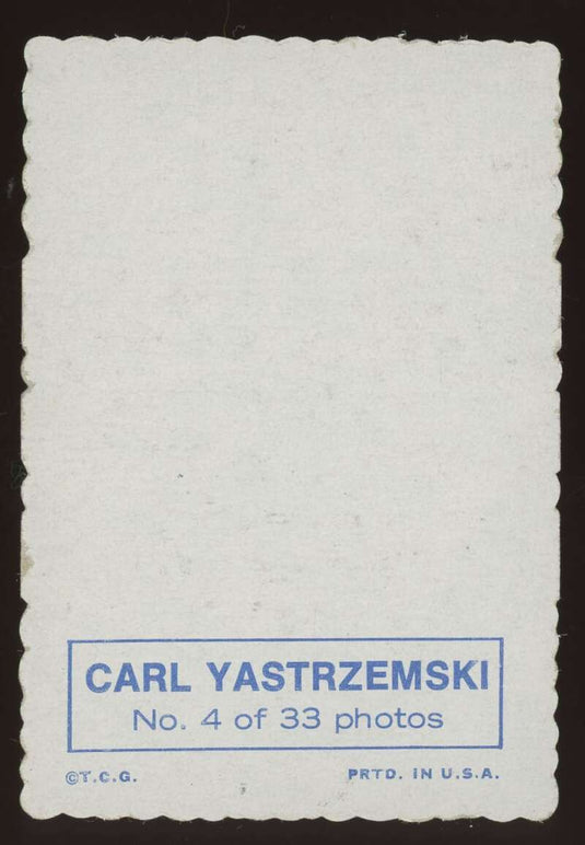 1969 Topps Deckle Edge Carl Yastrzemski