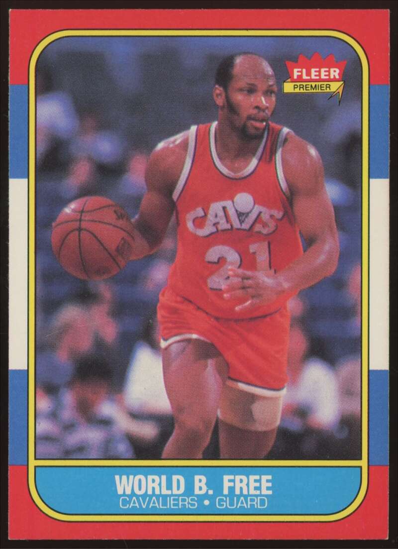 Load image into Gallery viewer, 1986-87 Fleer World B. Free #35 Cleveland Cavaliers NM Near Mint Image 1
