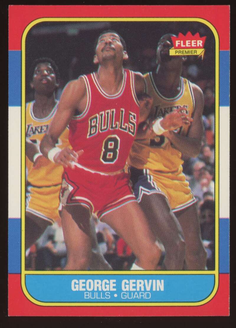 Load image into Gallery viewer, 1986-87 Fleer George Gervin #36 Chicago Bulls NM Near Mint Image 1
