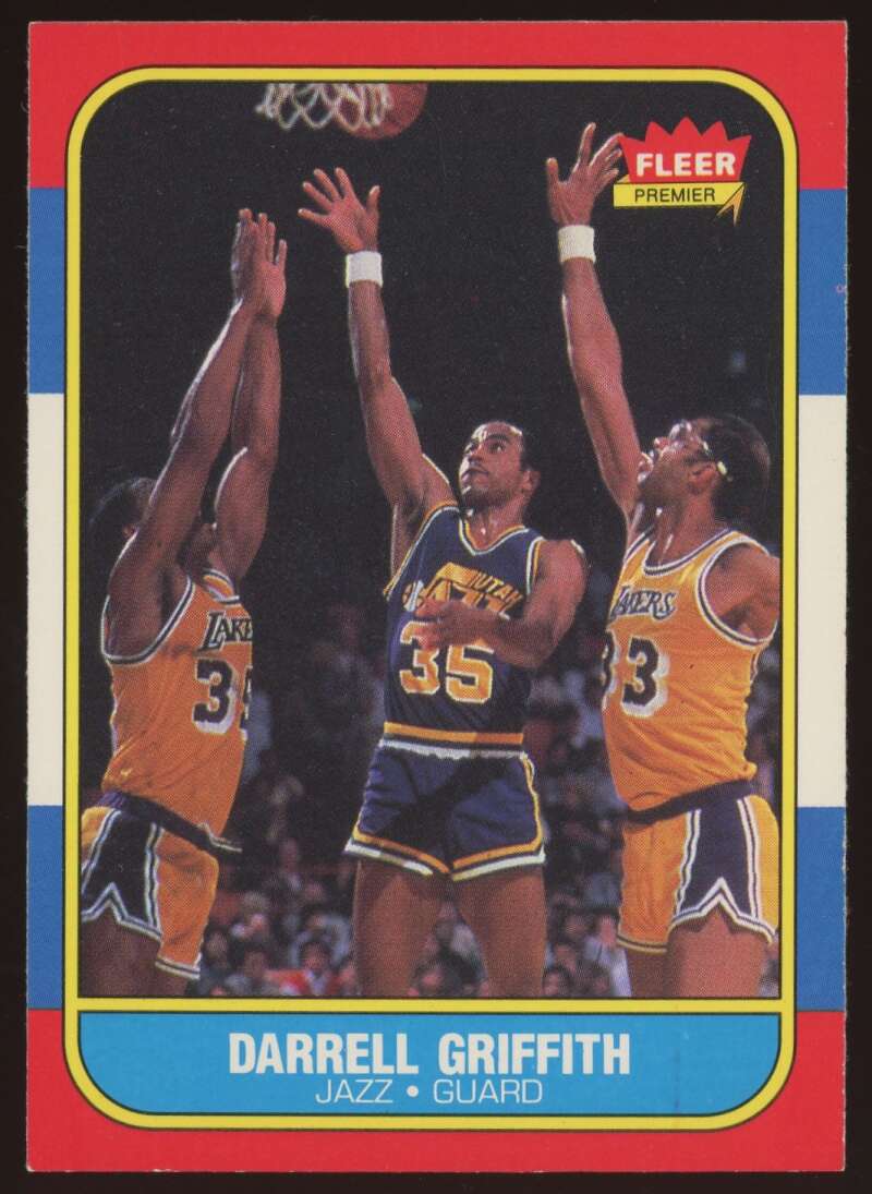 Load image into Gallery viewer, 1986-87 Fleer Darrell Griffith #42 Utah Jazz NM Near Mint Image 1
